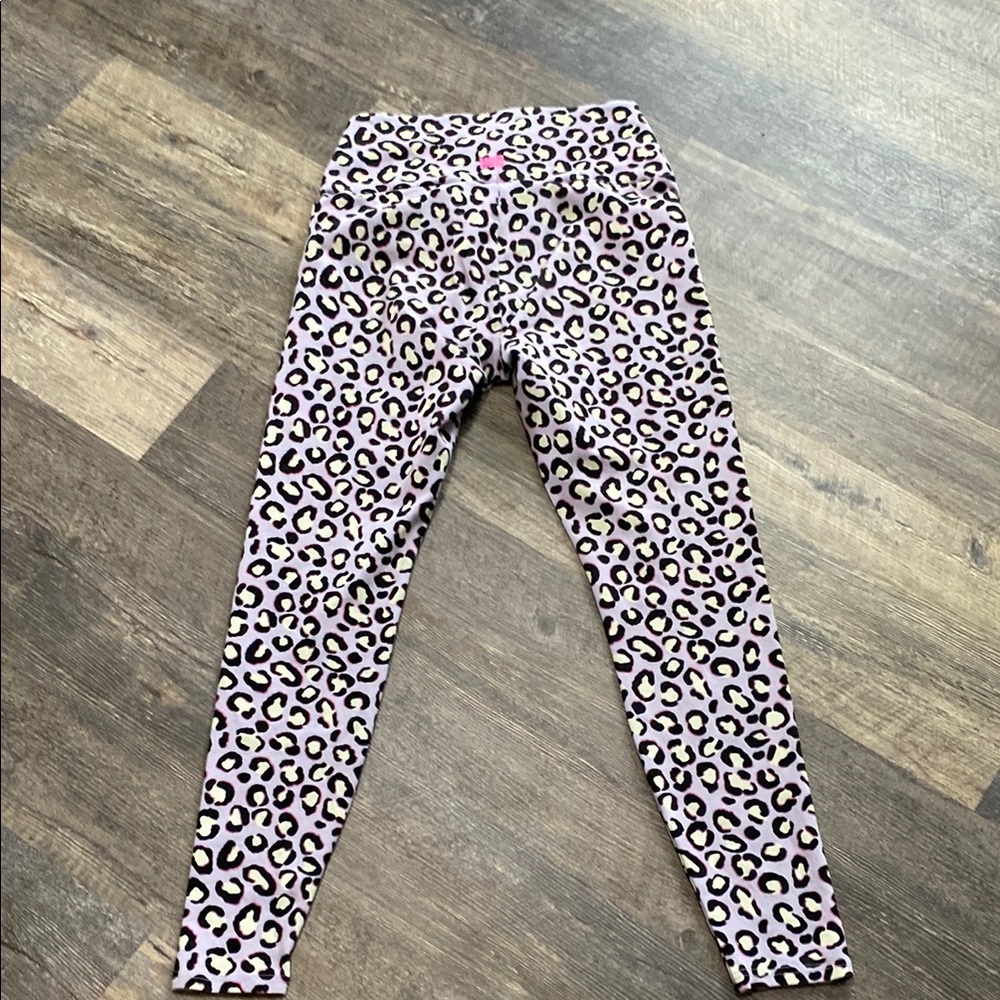 UGG Cheetah Print Lavender Leggings SZ L